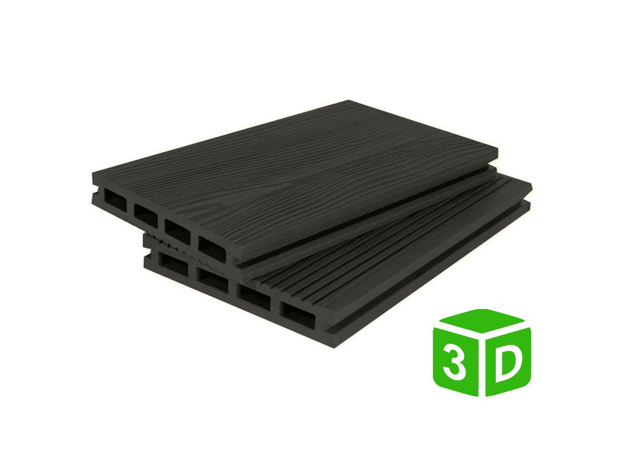 Террасная доска из ДПК 3D 135*20 мм